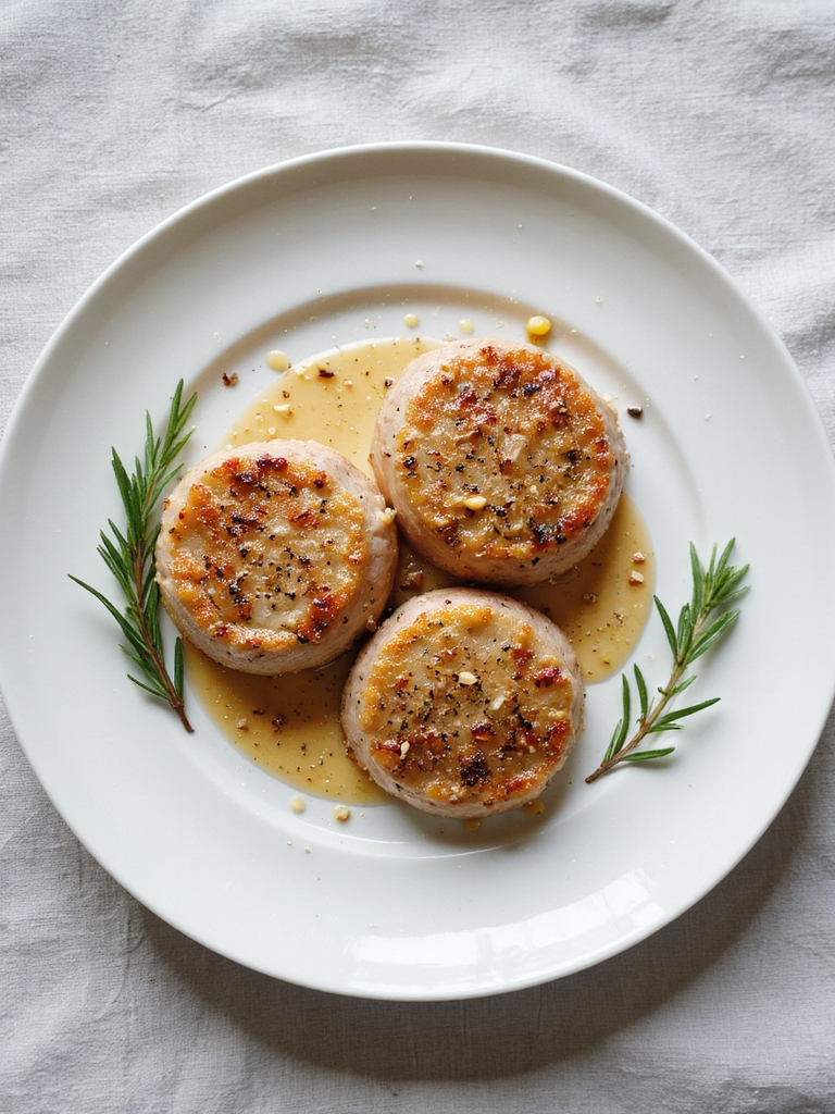 aromatic garlic rosemary medallions
