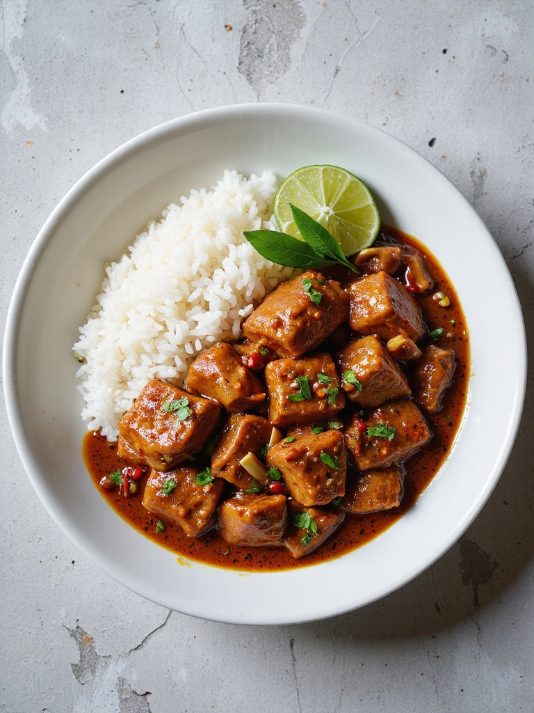 aromatic slow cooked pork curry