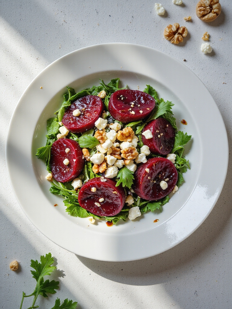 balsamic roasted beet salad