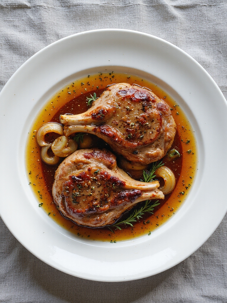 braised pork chops recipe