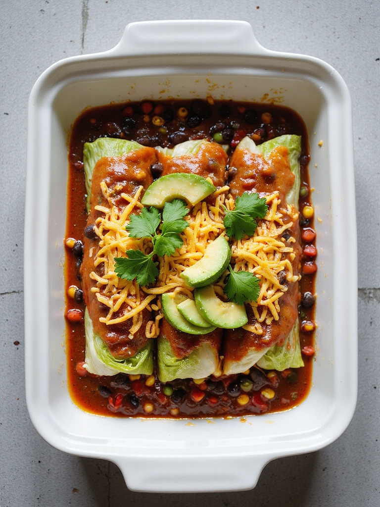 cabbage rolls with savory filling