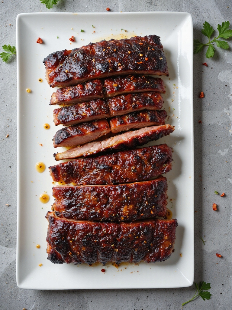 cajun style blackened bbq ribs