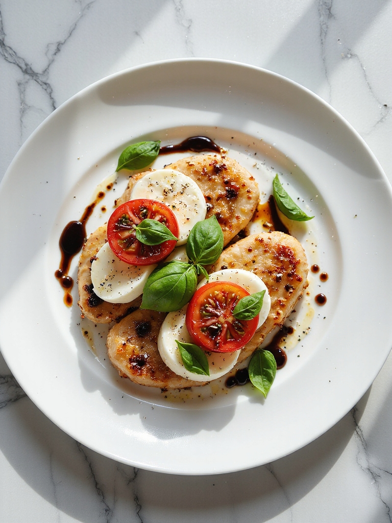 caprese inspired chicken dish