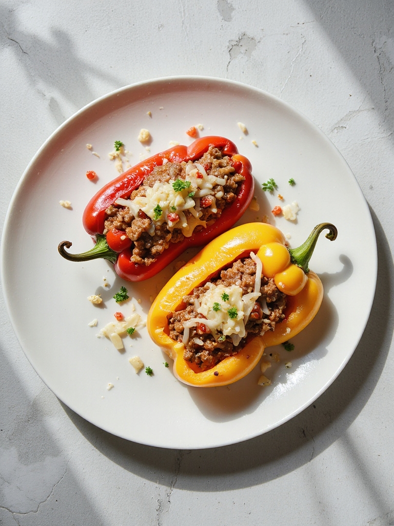 chorizo stuffed bell peppers recipe