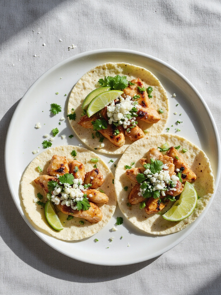 cilantro lime chicken tacos