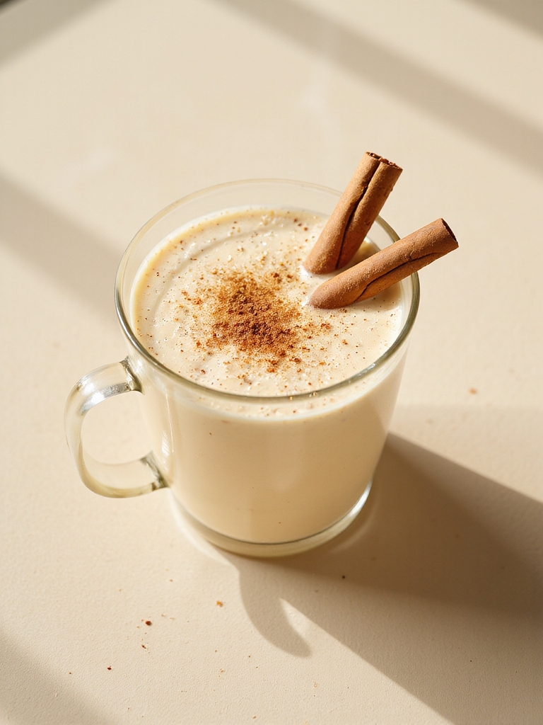 cinnamon infused holiday eggnog recipe