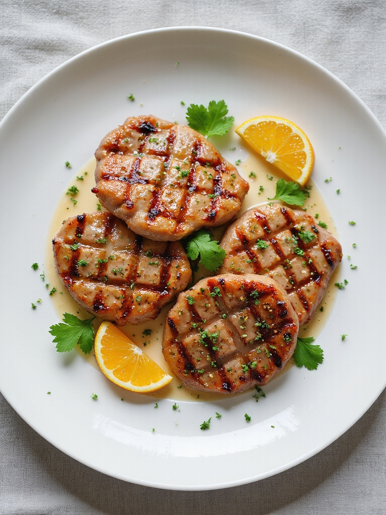 citrus marinated grilled pork