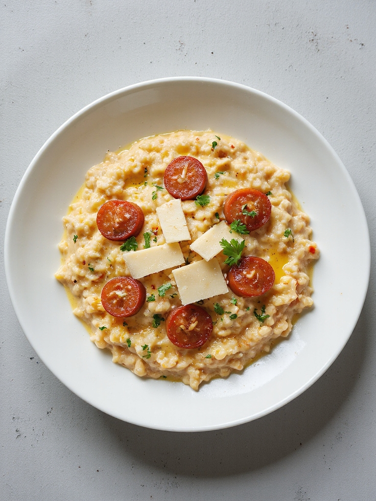 creamy chorizo risotto recipe