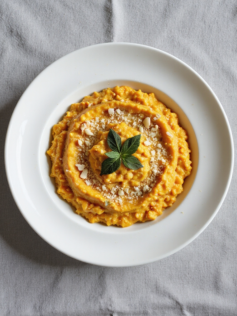 creamy pumpkin sage risotto