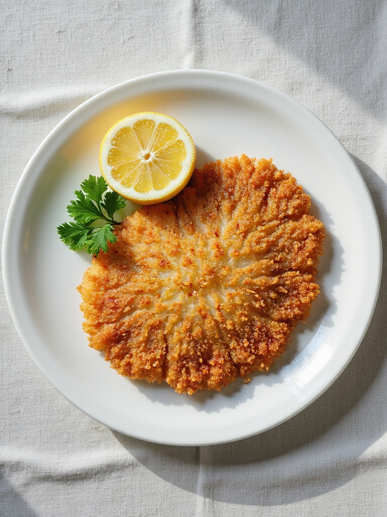 crispy coated pork cutlets