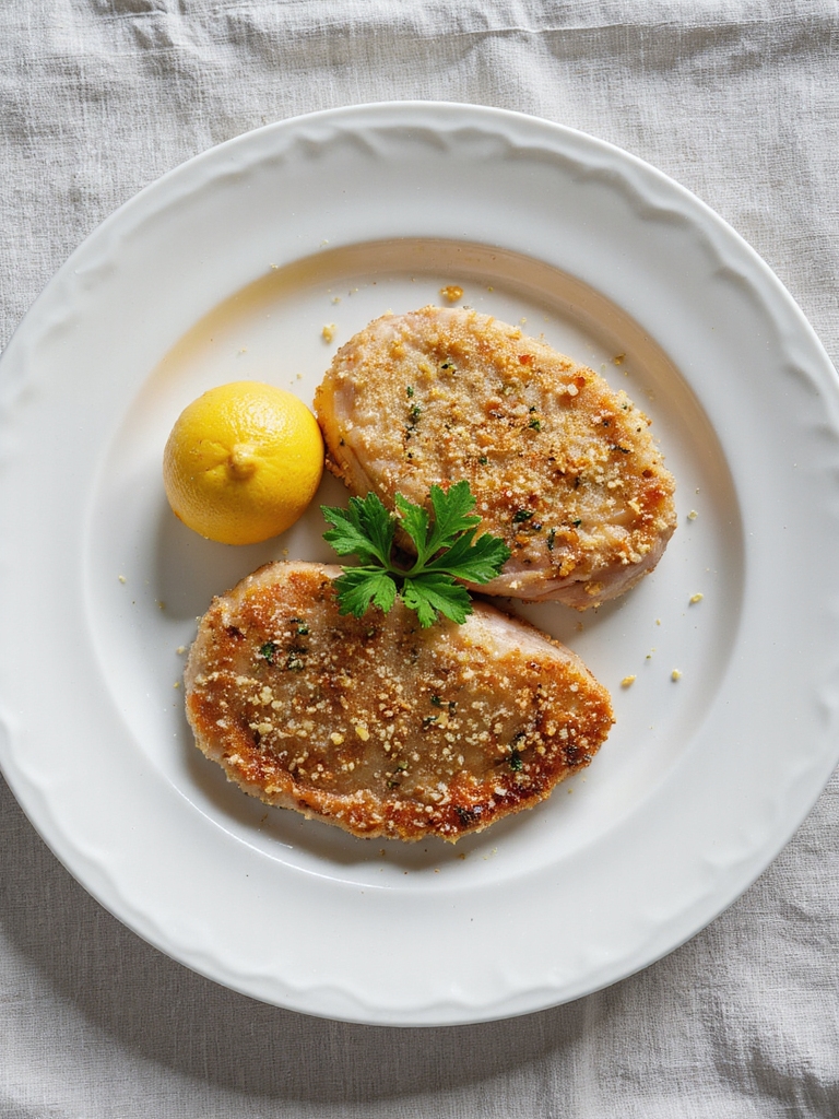 crispy parmesan pork chops