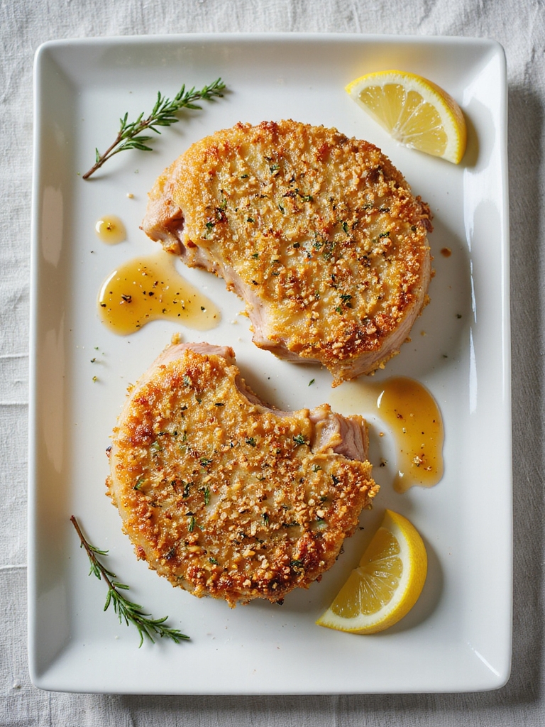 crispy parmesan pork chops