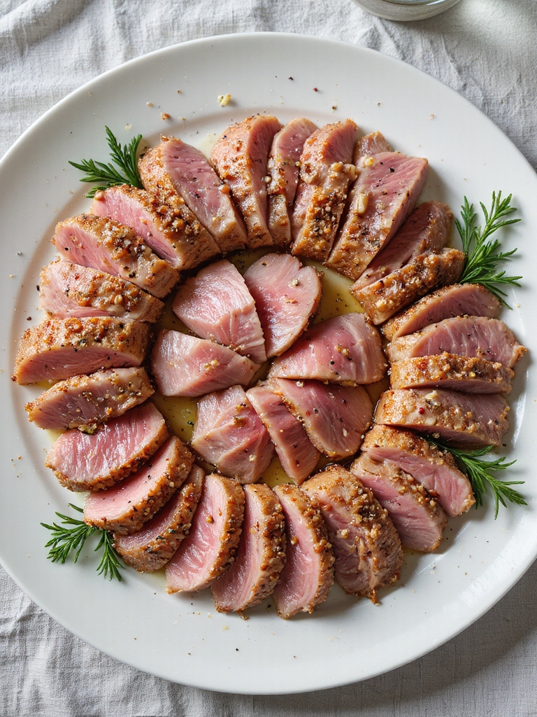 garlic herb pork tenderloin