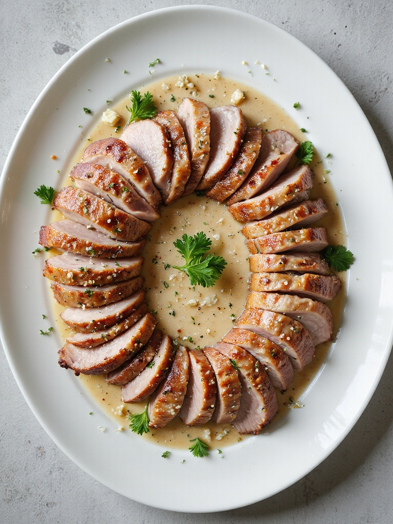 garlic parmesan pork loin