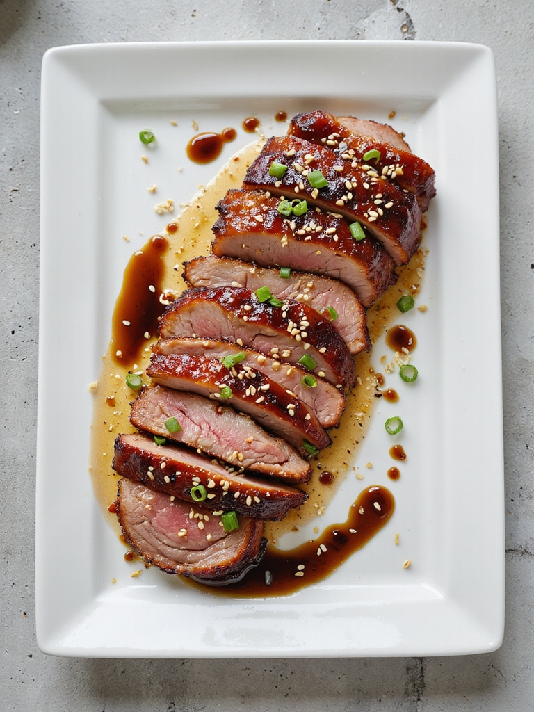 ginger soy glazed pork recipe