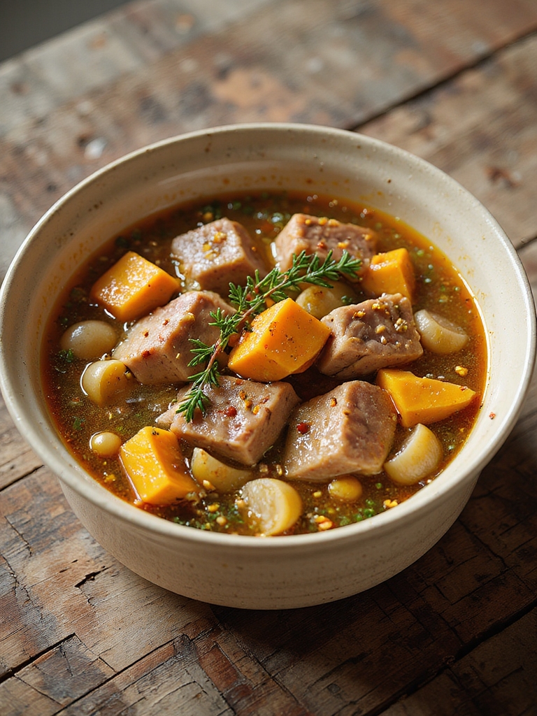 hearty autumn pork stew