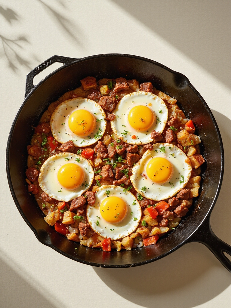 hearty chorizo egg skillet