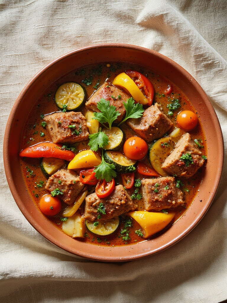 hearty mediterranean pork stew