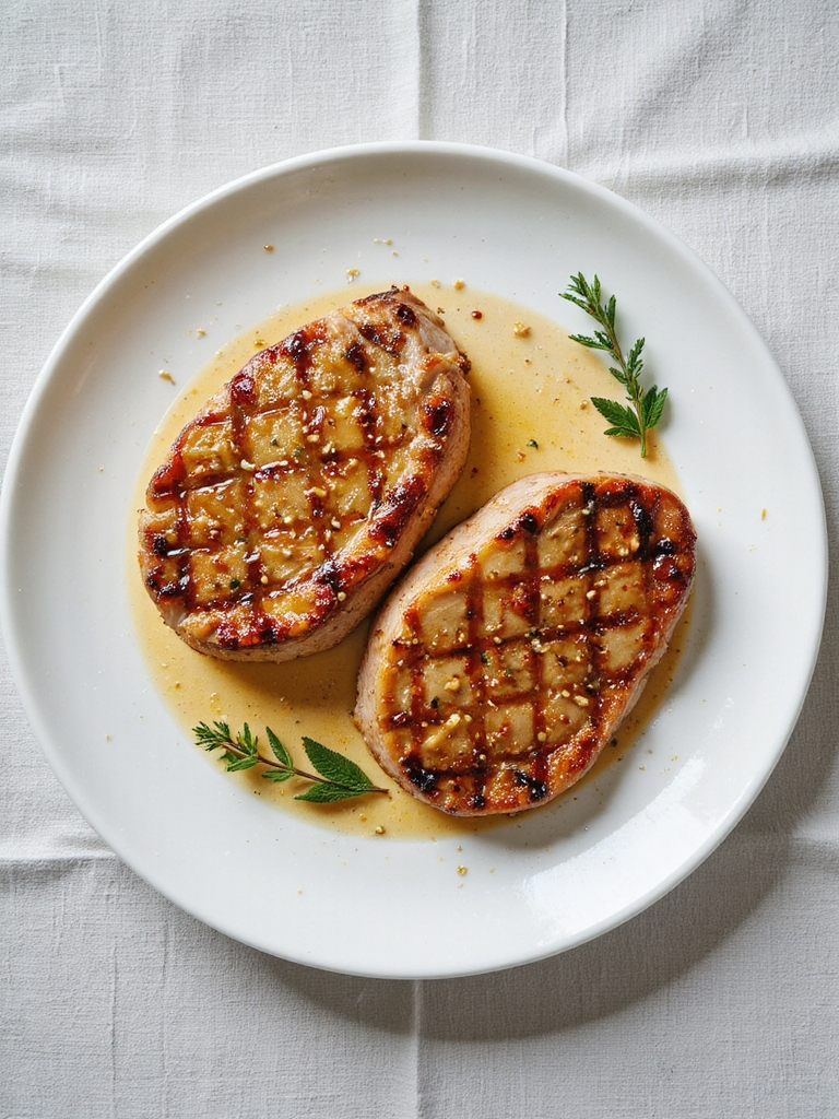 honey mustard glazed pork