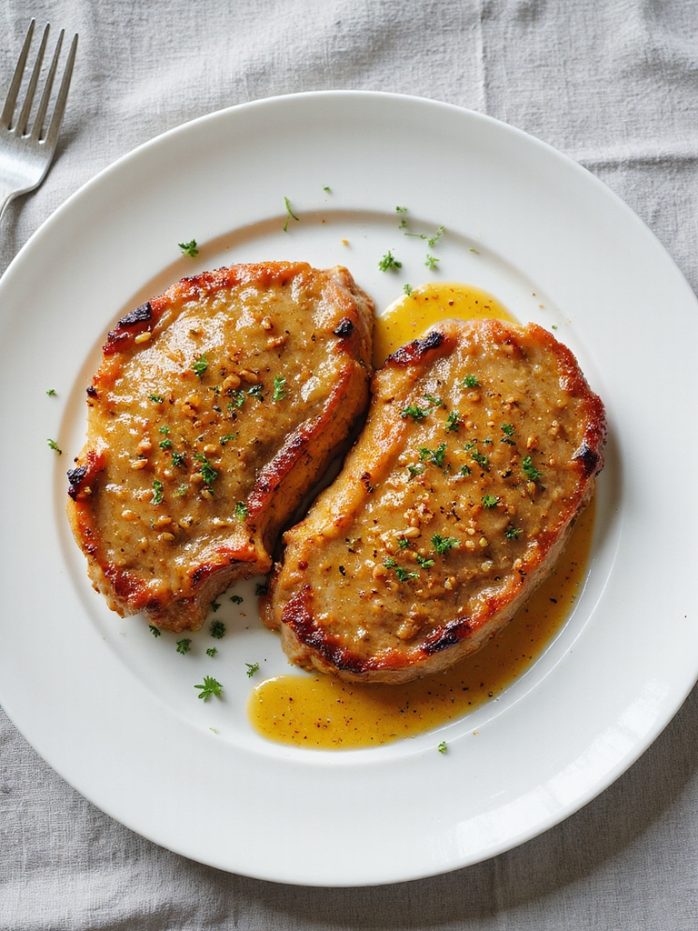 honey mustard pork chops