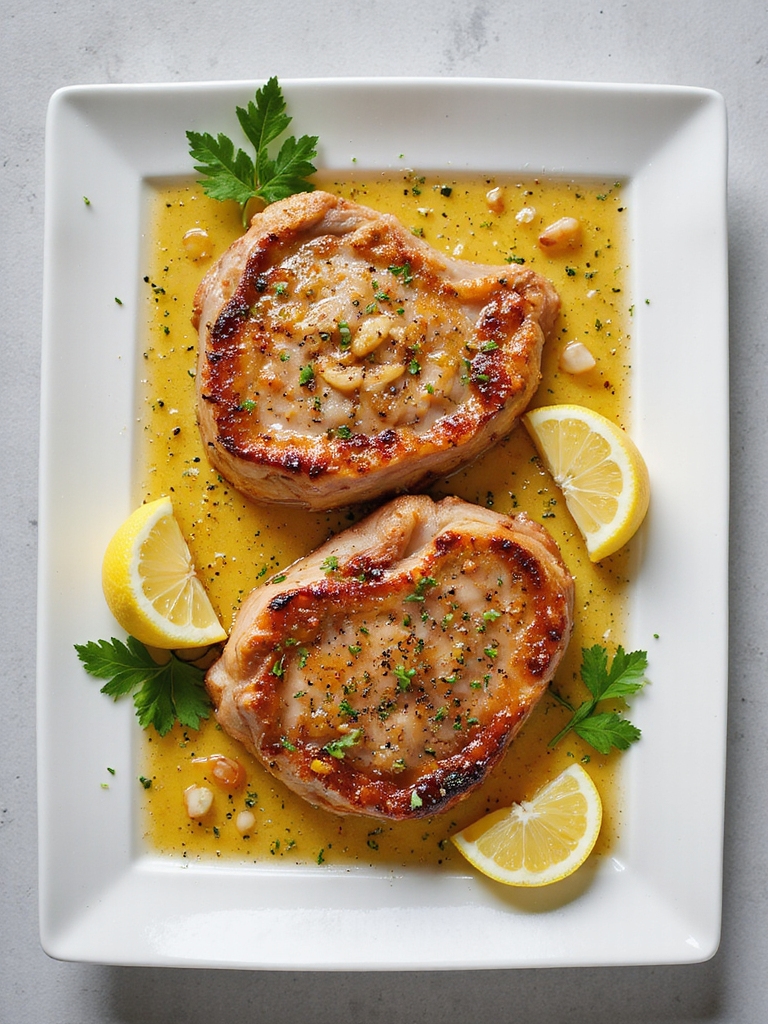 lemon butter pork chops