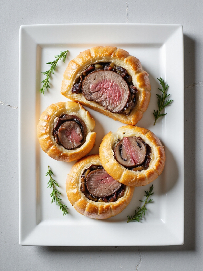 luxurious beef pastry delight