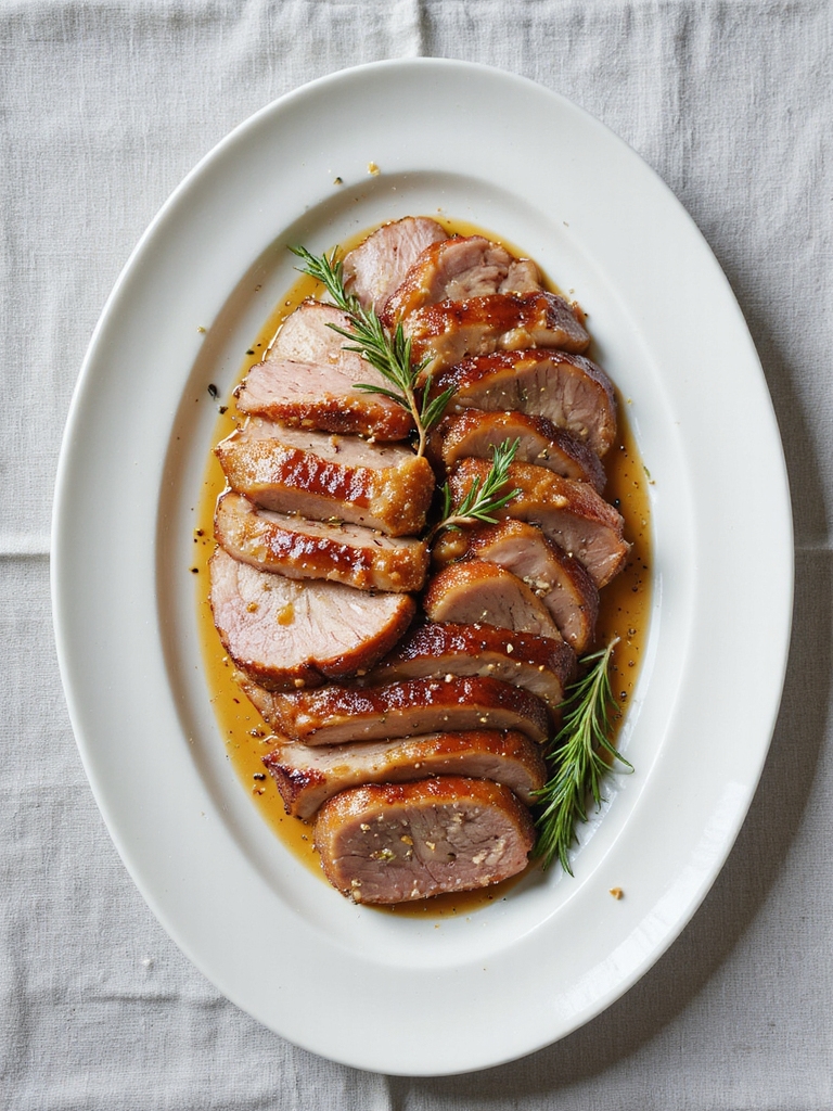 maple rosemary pork loin