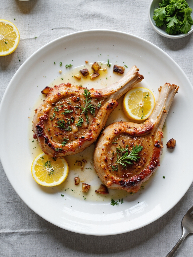 mediterranean flavored pork chops