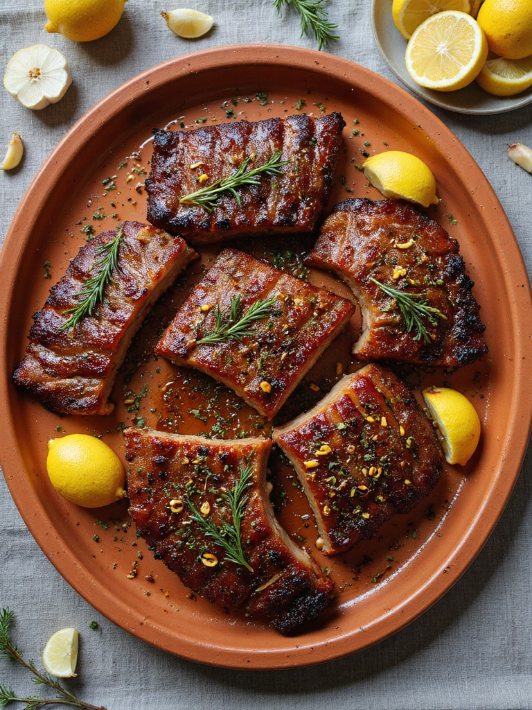 mediterranean herb infused ribs
