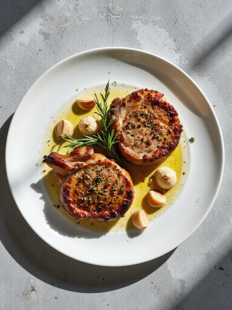 pan roasted pork chops recipe