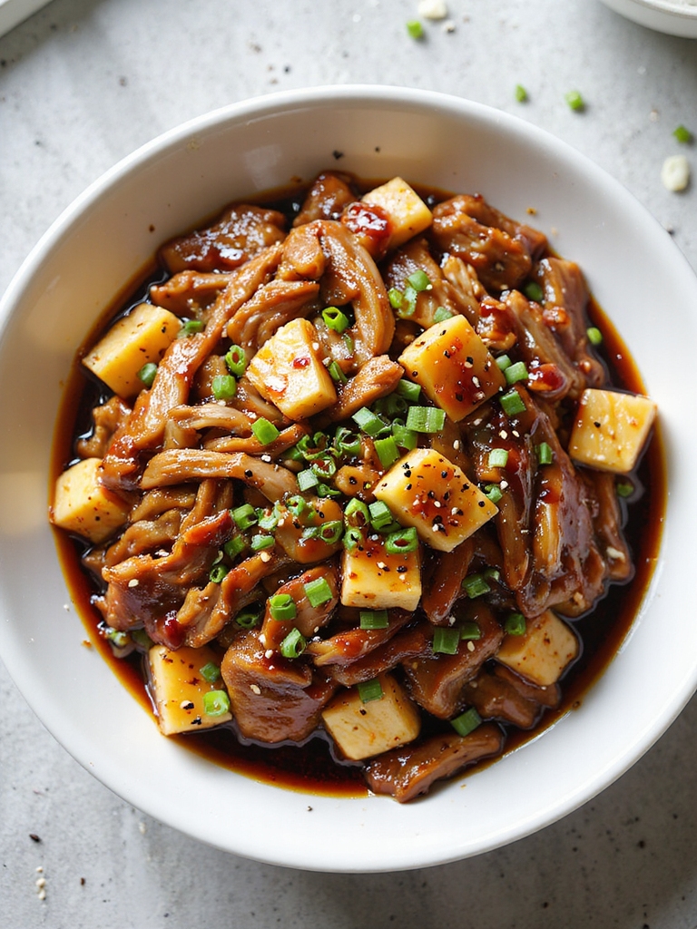 pineapple teriyaki pulled pork