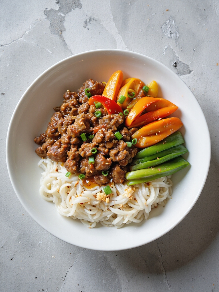 pork noodle bowl delight