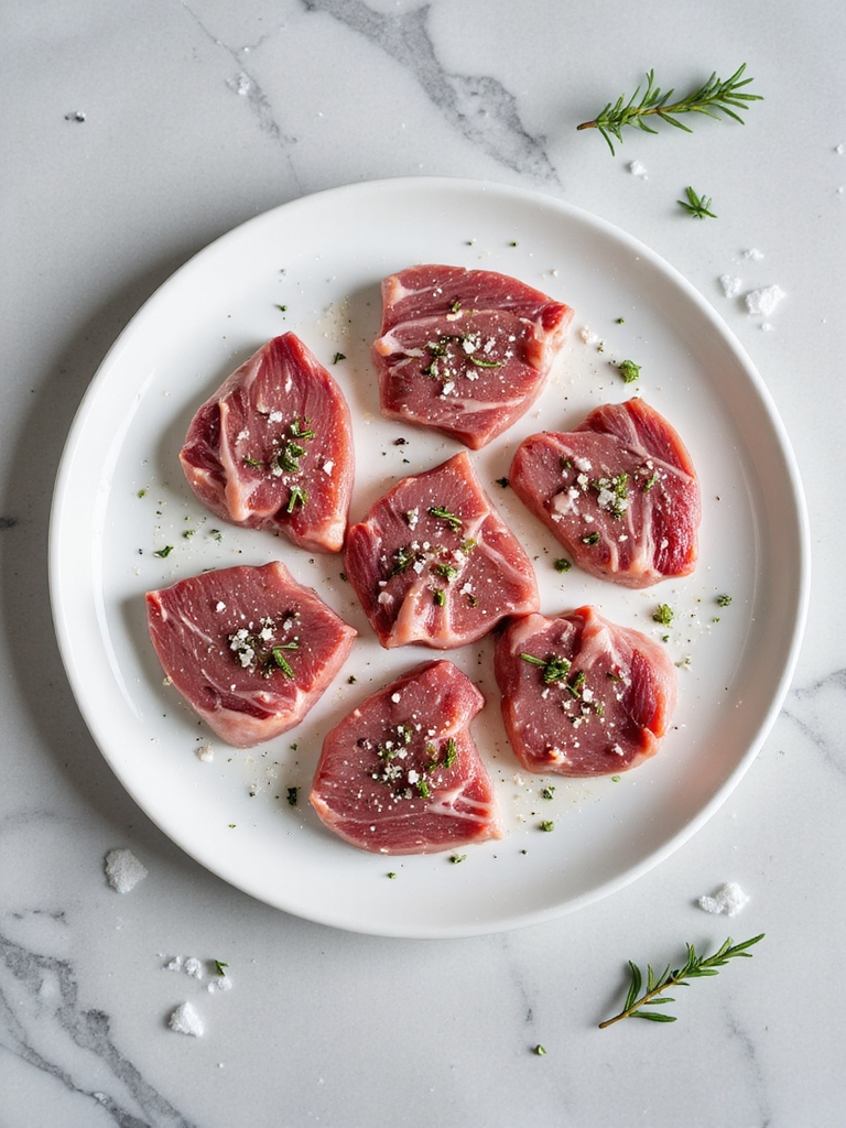 prepare and cook medallions
