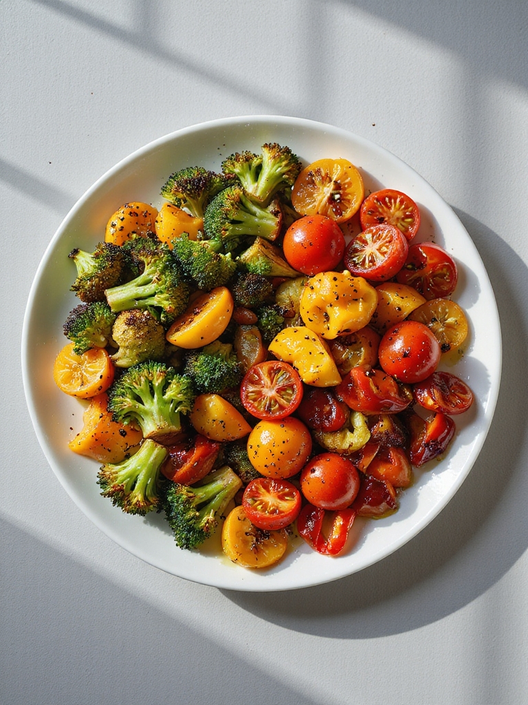 roasted air fryer vegetables recipe