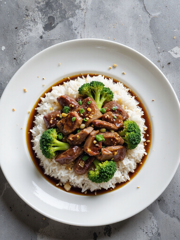 savory beef and broccoli stir fry