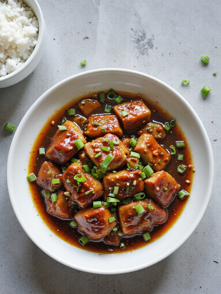 savory caramelized pork dish