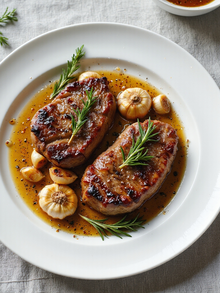 savory garlic rosemary pork