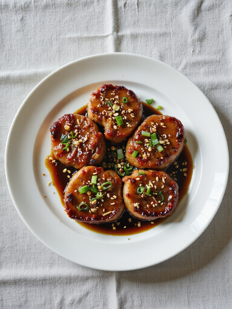 savory ginger soy pork chops
