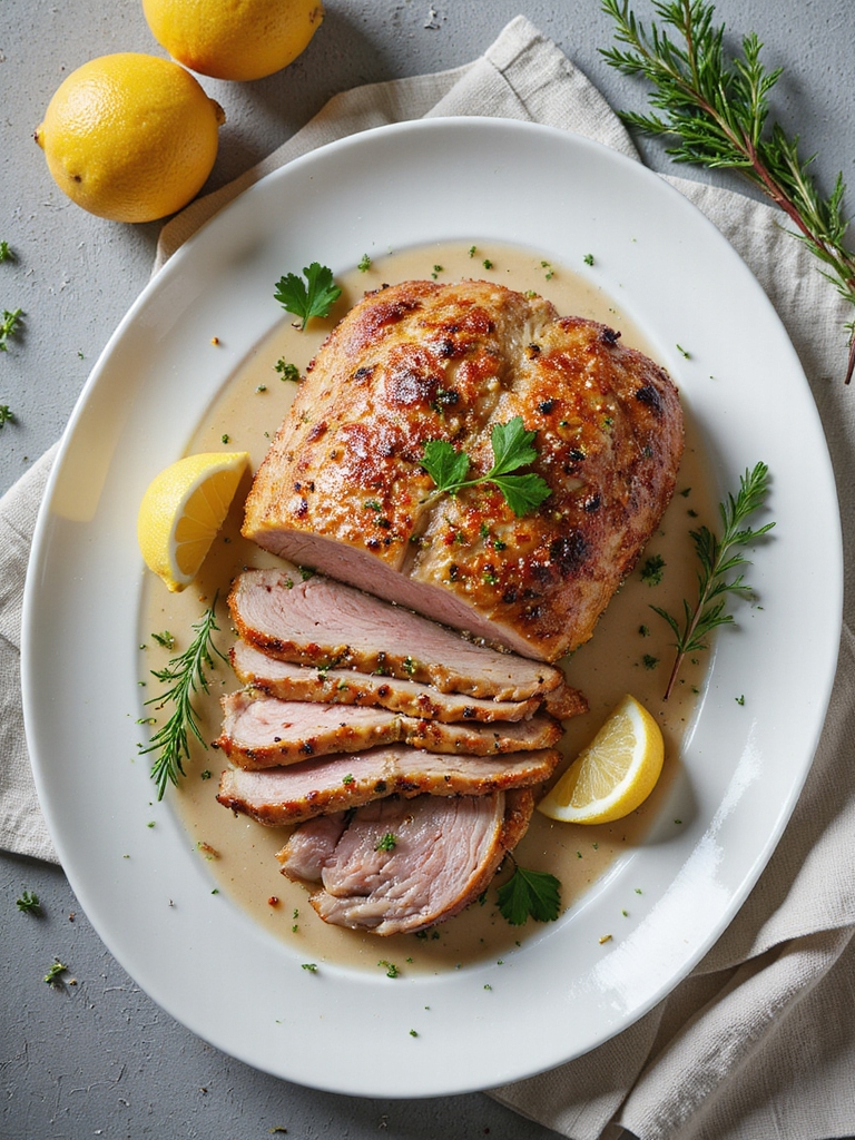 savory mediterranean pork roast