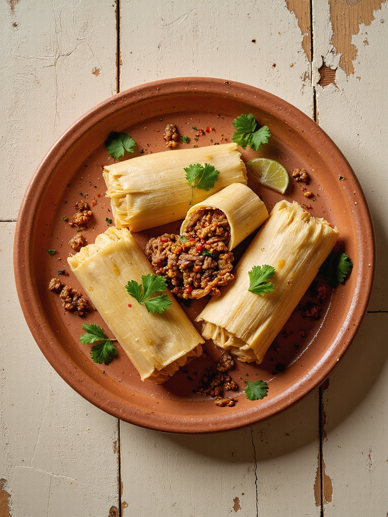 savory pork filled tamales