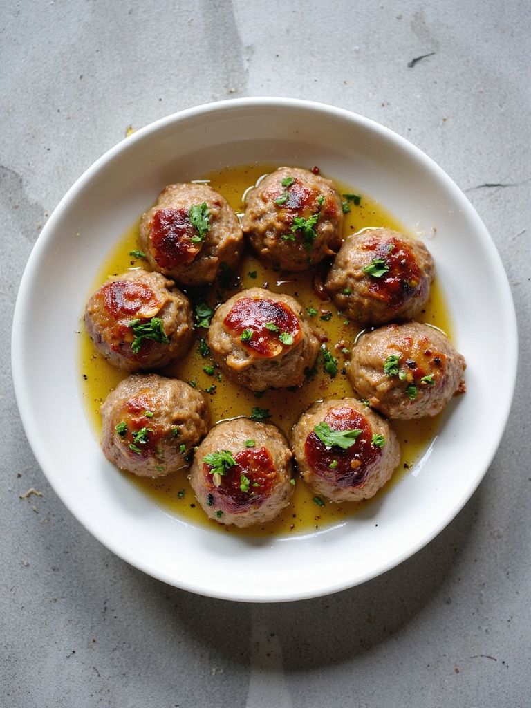 savory pork meatball recipe
