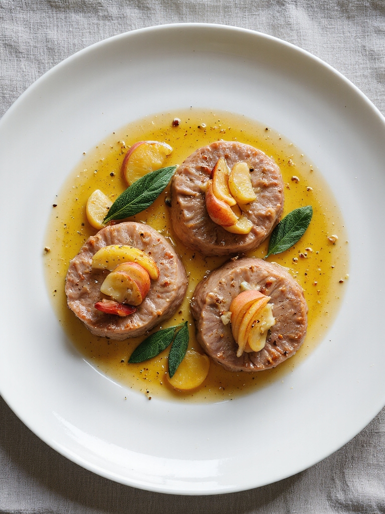 savory pork with apples