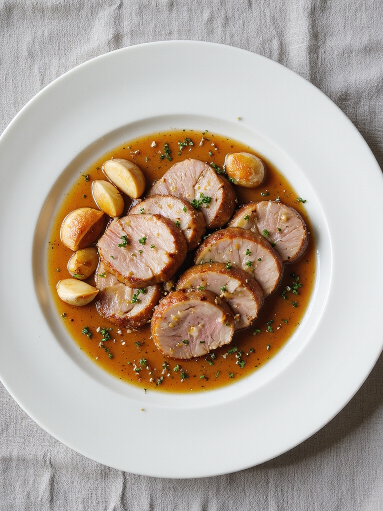 savory sweet honey garlic pork