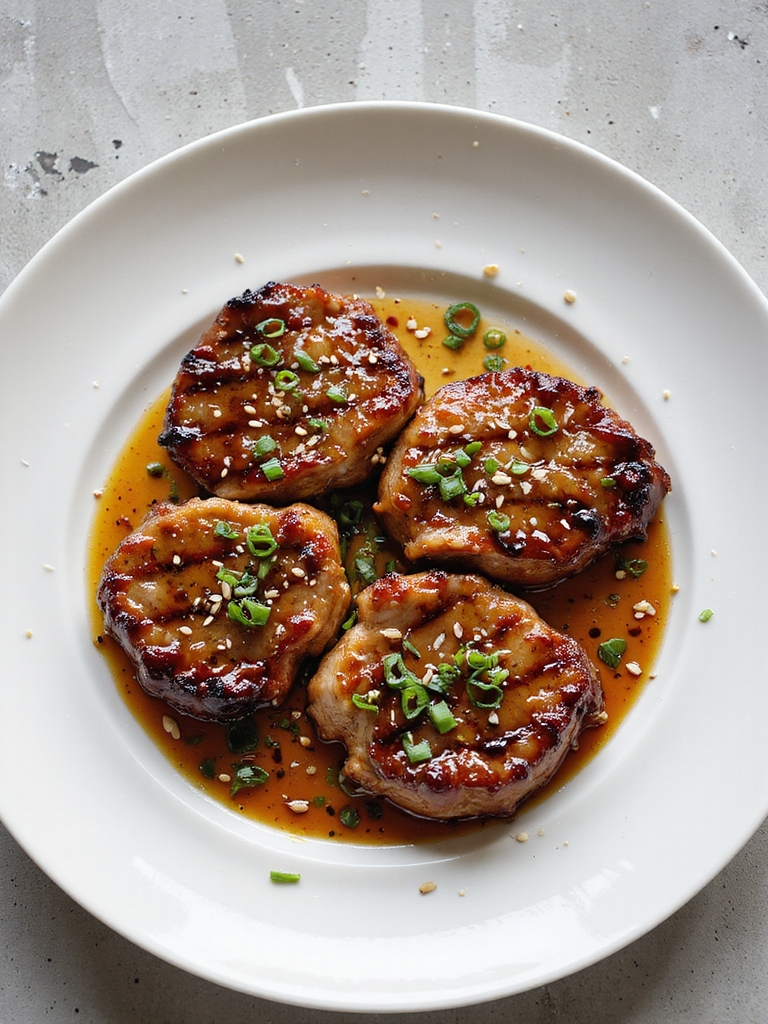 savory sweet teriyaki pork chops
