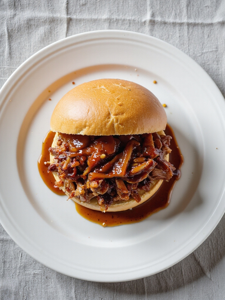 slow cooked tender pulled pork
