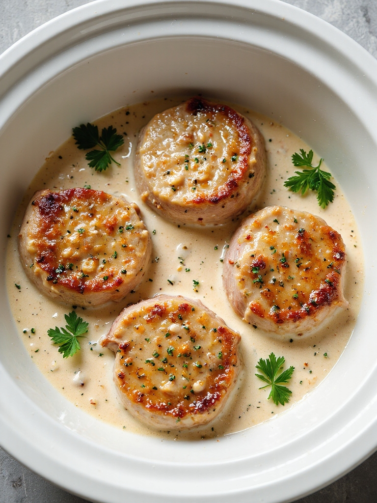 slow cooker pork chops recipe