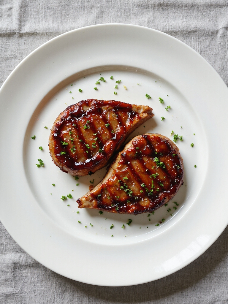smoky bbq flavor infused chops