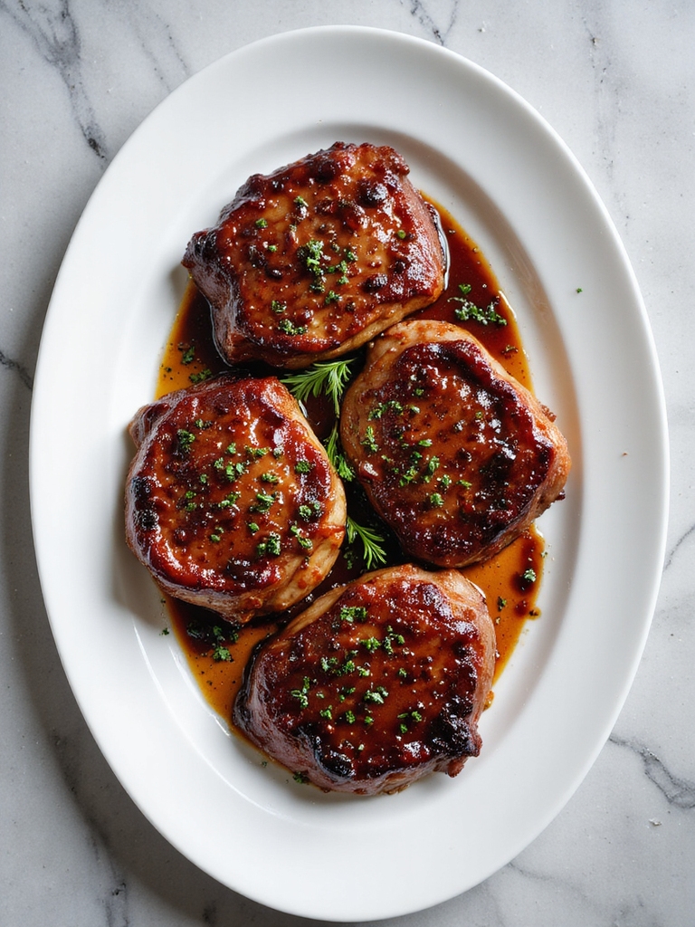 smoky bbq oven baked chops