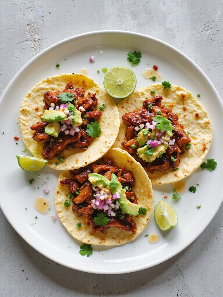 smoky chipotle pork tacos