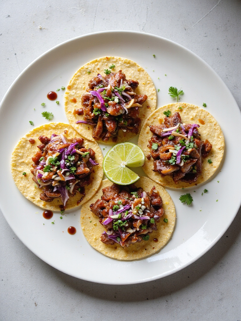 smoky pulled pork tacos